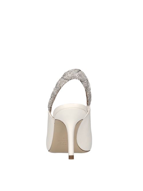 Décolleté slingback in pelle e microstrass NINALILOU | 311232K7 NAPPAAVORIO